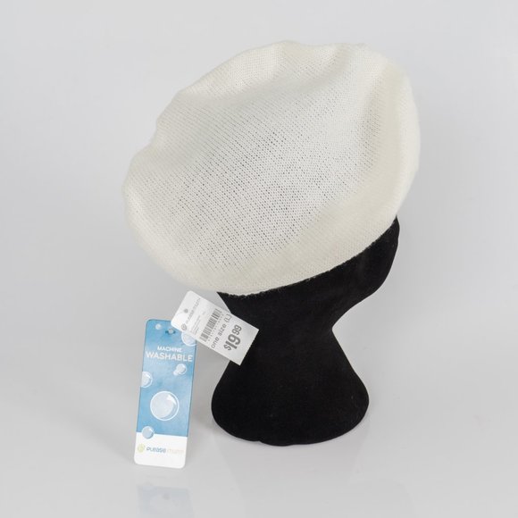 NWT 🌟Host Pick🌟Girls off white sparkle beret - L - Picture 2 of 4